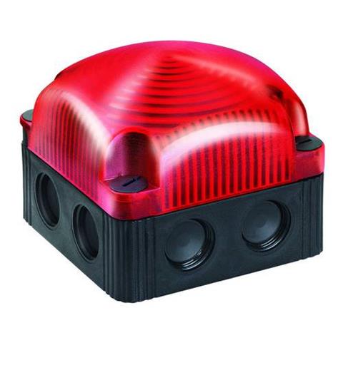 LED Beacon 853  24vDC 1:RED Double Flash IP66/67 Base Mount